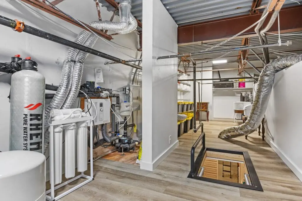 Renowned Group modern utility room with water filtration and hvac system