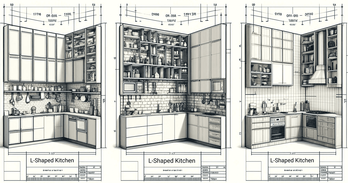 L Shaped Kitchen Layout