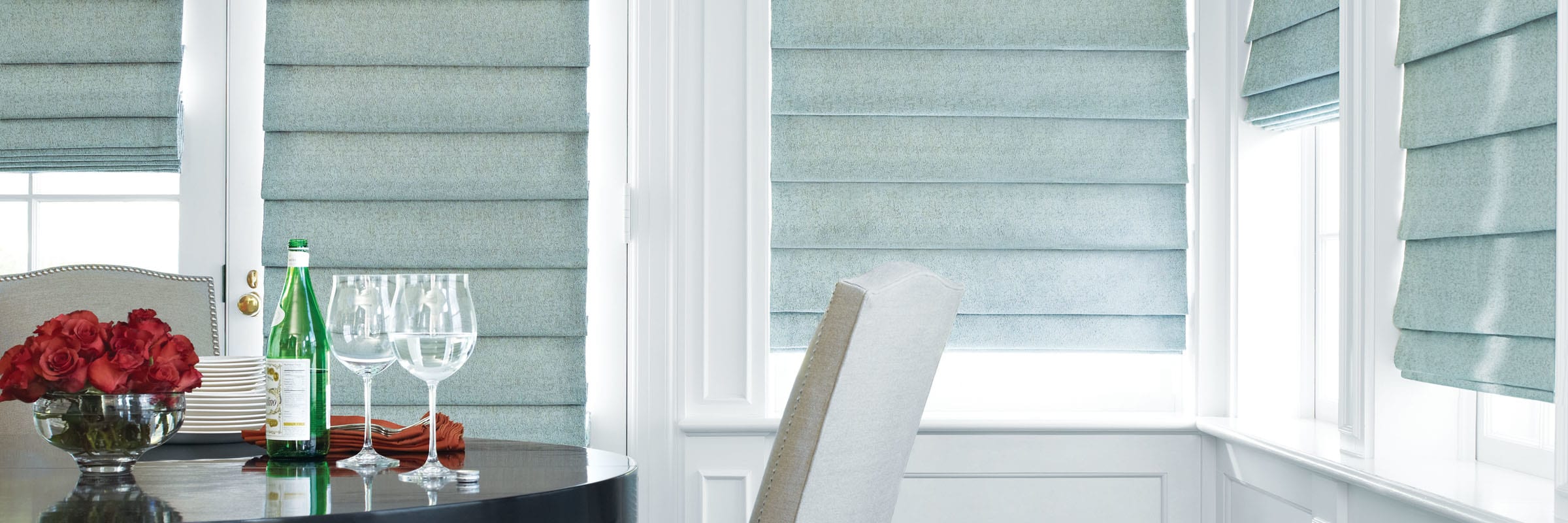 Luminette® Privacy Sheers For wide windows and sliding doors, our Luminette® Privacy Sheers come in an array of sheer and drapery-like fabrics for unlimited light-control and privacy options. Learn more about Luminette® Privacy Sheers.
