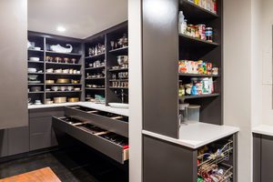 New Butler's Pantry in Remodeled Dallas Condo