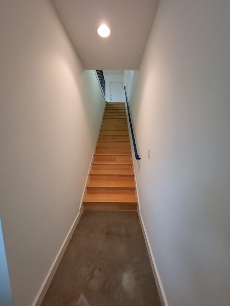 Stairs to entry level