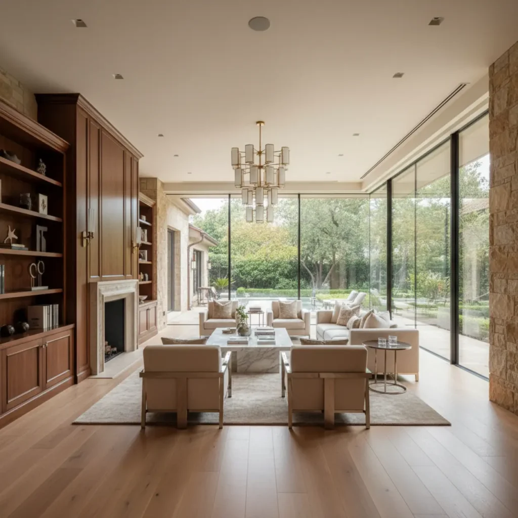 Renowned Group, the premier room addition contractors dallas homeowners trust, expertly designed this seamless luxury estate expansion.